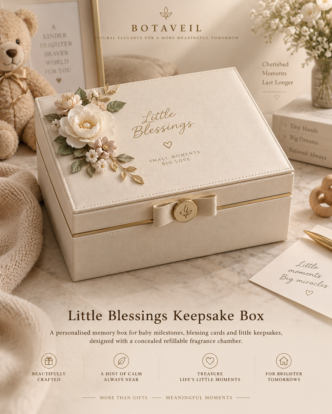 BOTAVEIL Little Blessings Keepsake Box