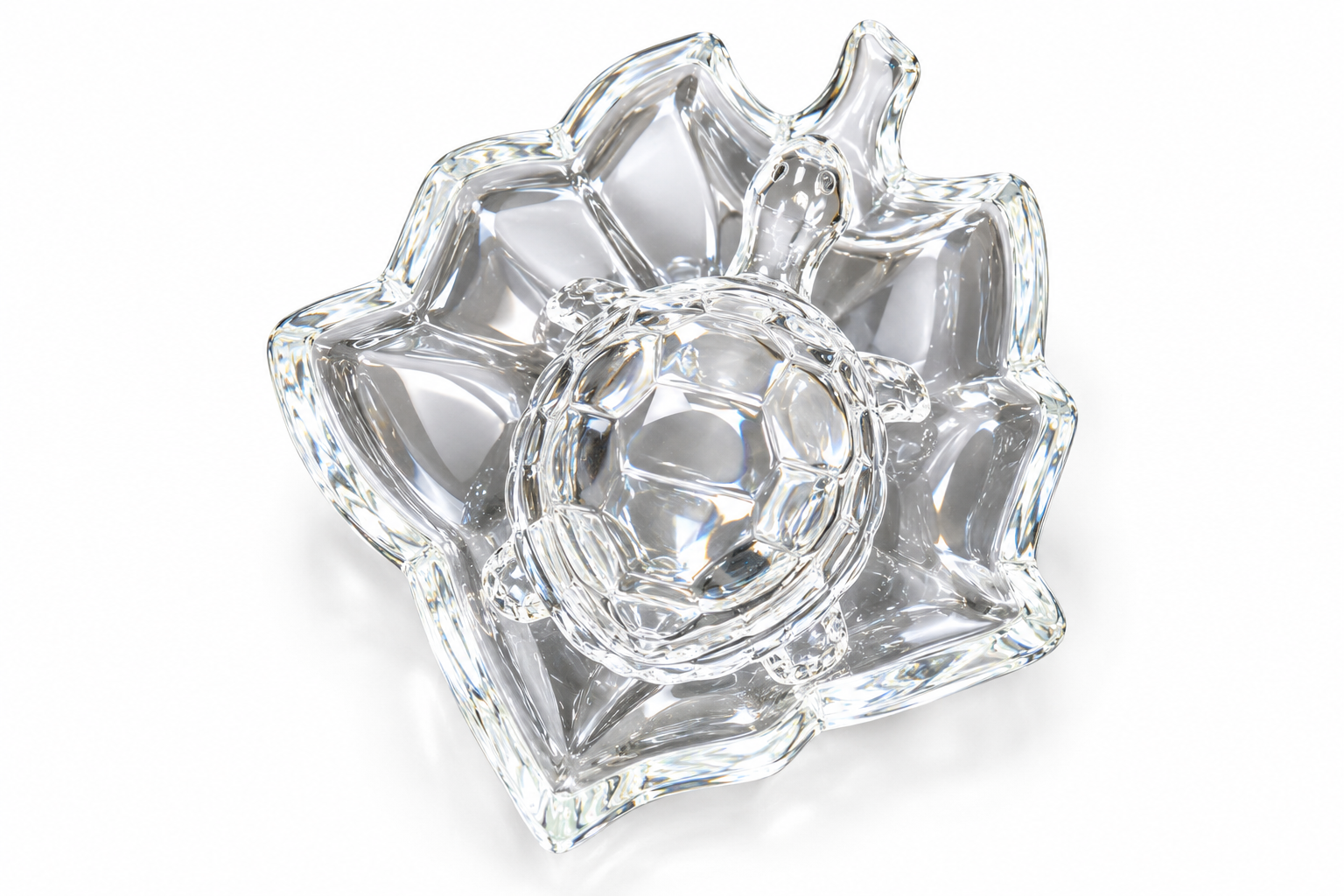 Botaveil Crystal Maple Leaf Candle Holder