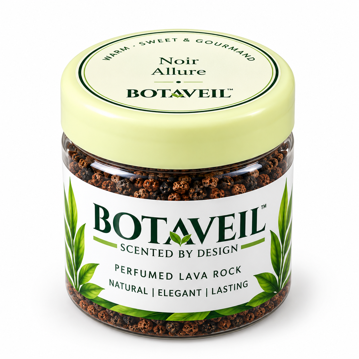 BOTAVEIL Scented Lava Stones – Noir Allure Fragrance for Home, Office & Living Room Décor