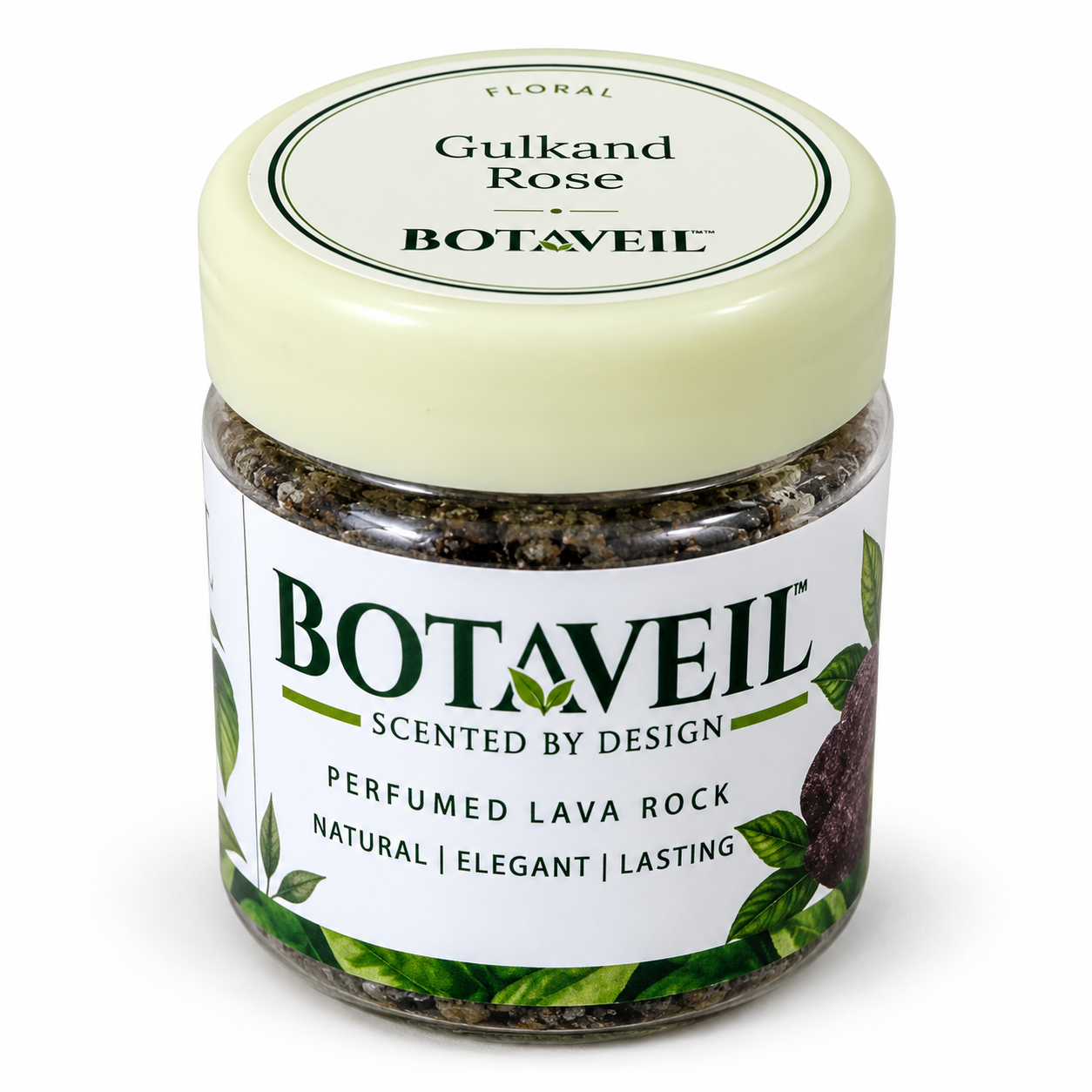 BOTAVEIL Scented Lava Stones – Gulkand Rose Fragrance for Home, Office & Living Room Décor