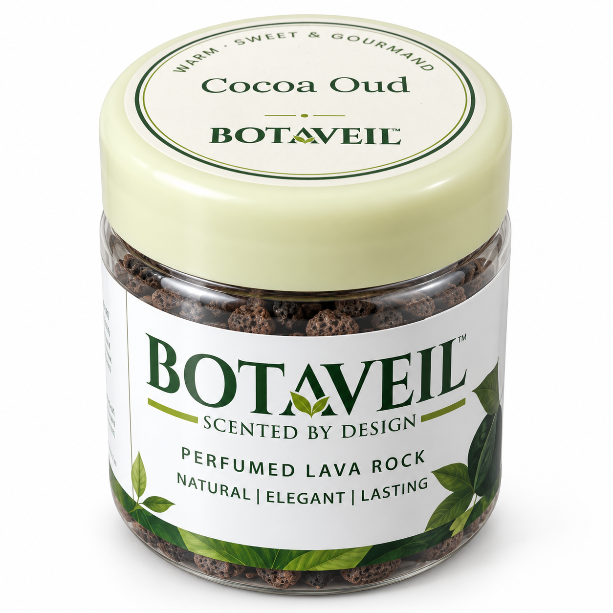 BOTAVEIL Scented Lava Stones – Cocoa Oud Fragrance for Home, Office & Living Room Décor