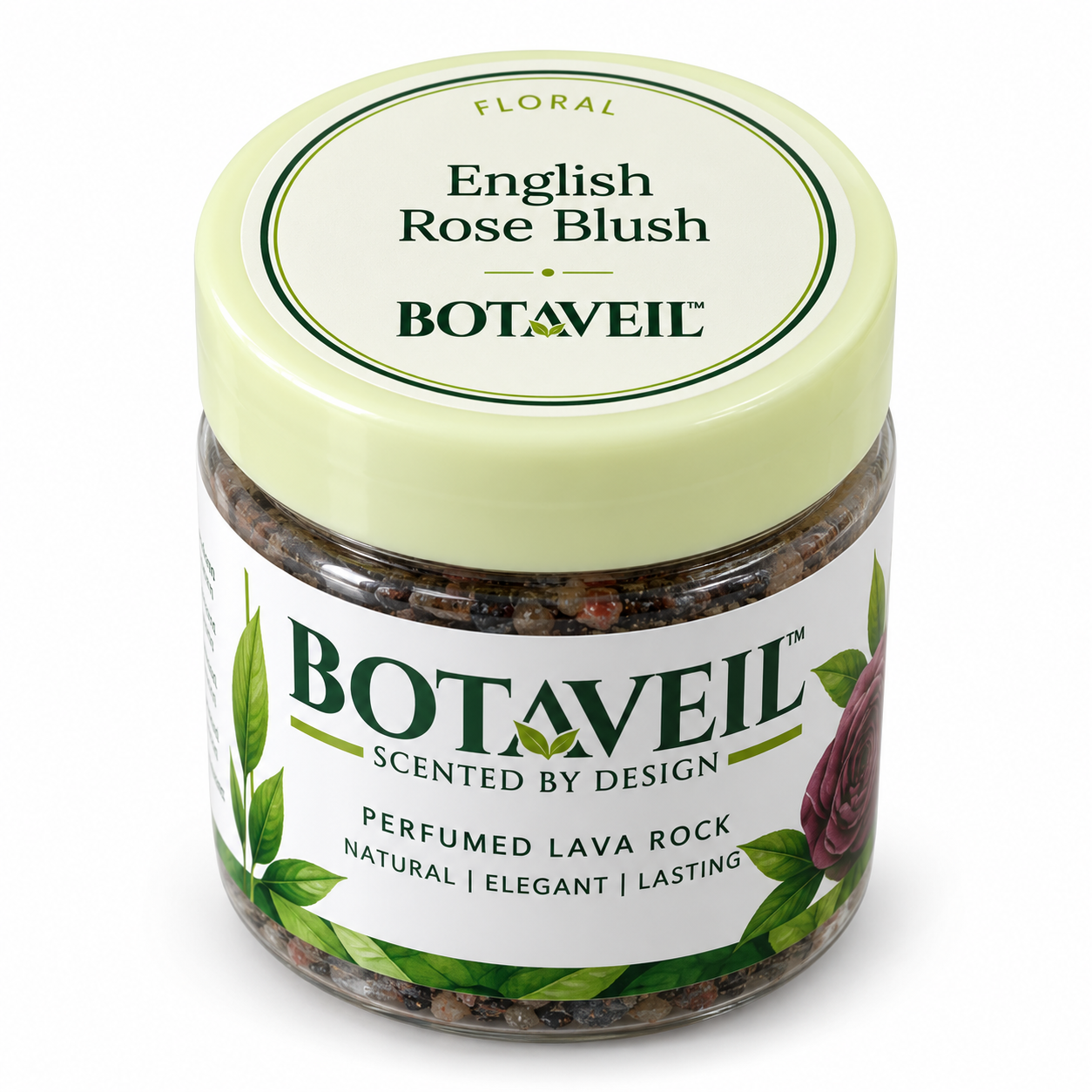 BOTAVEIL Scented Lava Stones – English Rose Blush Fragrance for Home, Office & Living Room Décor