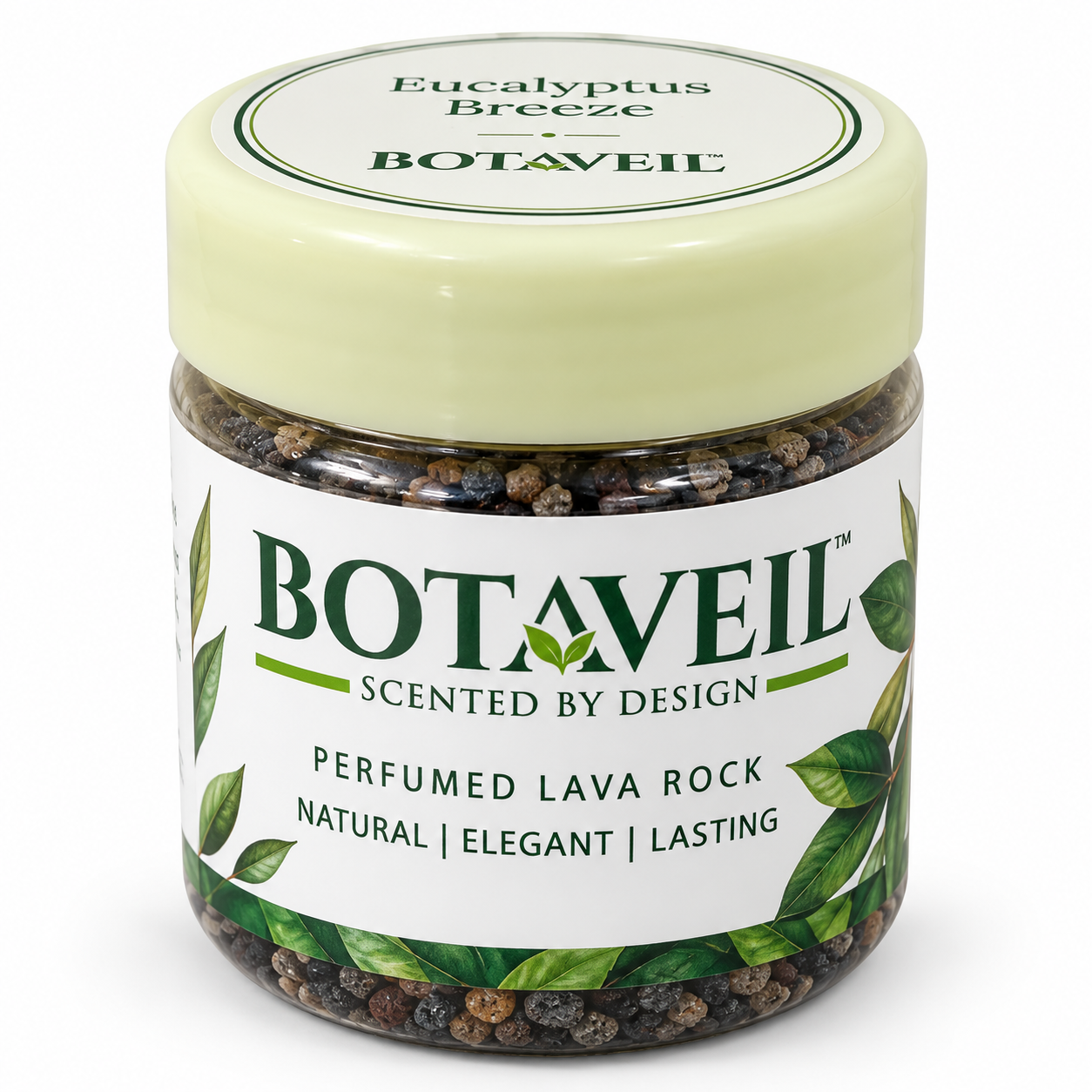 BOTAVEIL Scented Lava Stones – Eucalyptus Breeze Fragrance for Home, Office & Living Room Décor